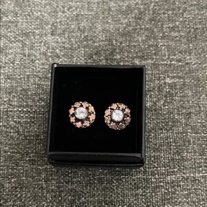 Elegant Blue Topaz Studs